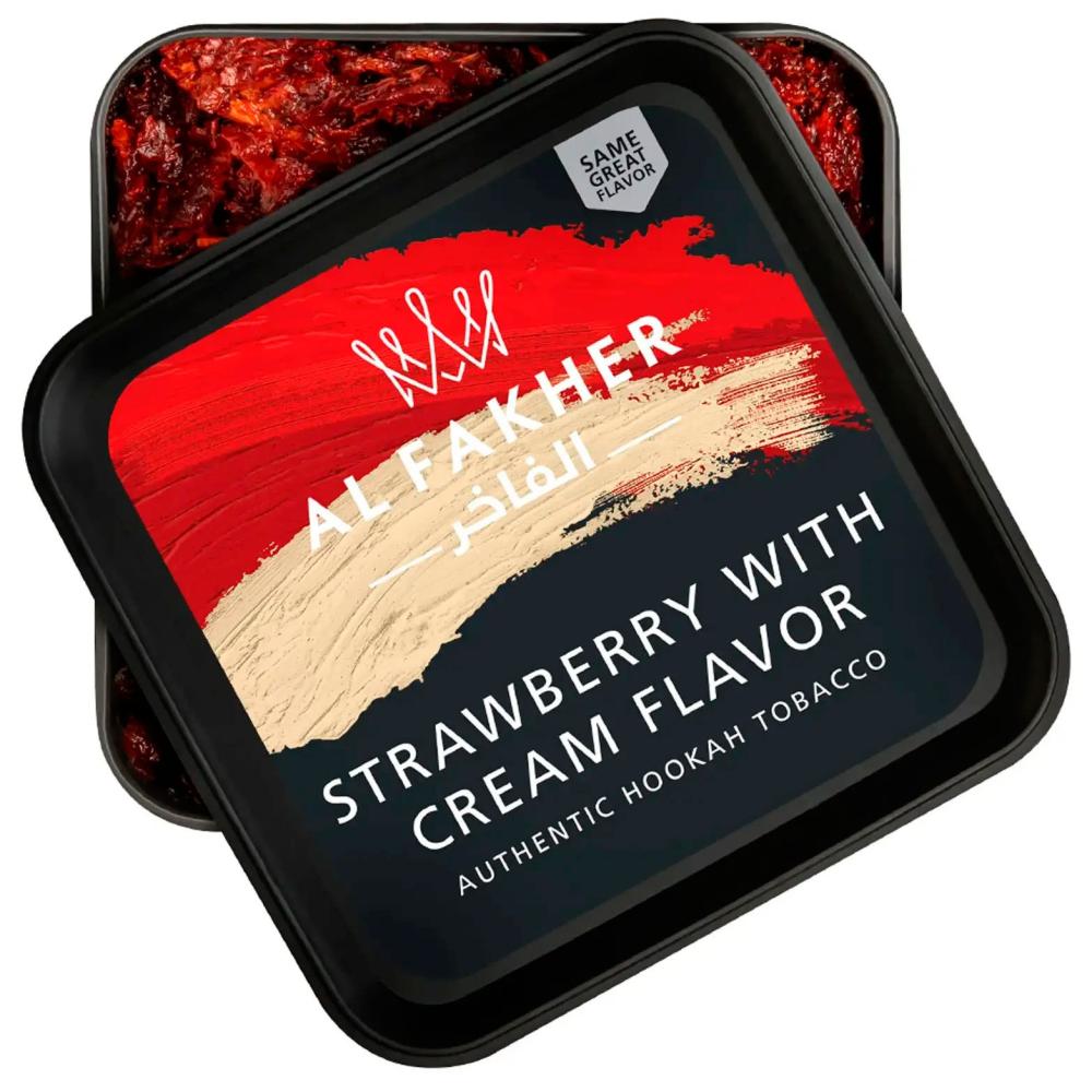 Strawberry With Cream Flavor Al Fakher Hookah Shisha 250g