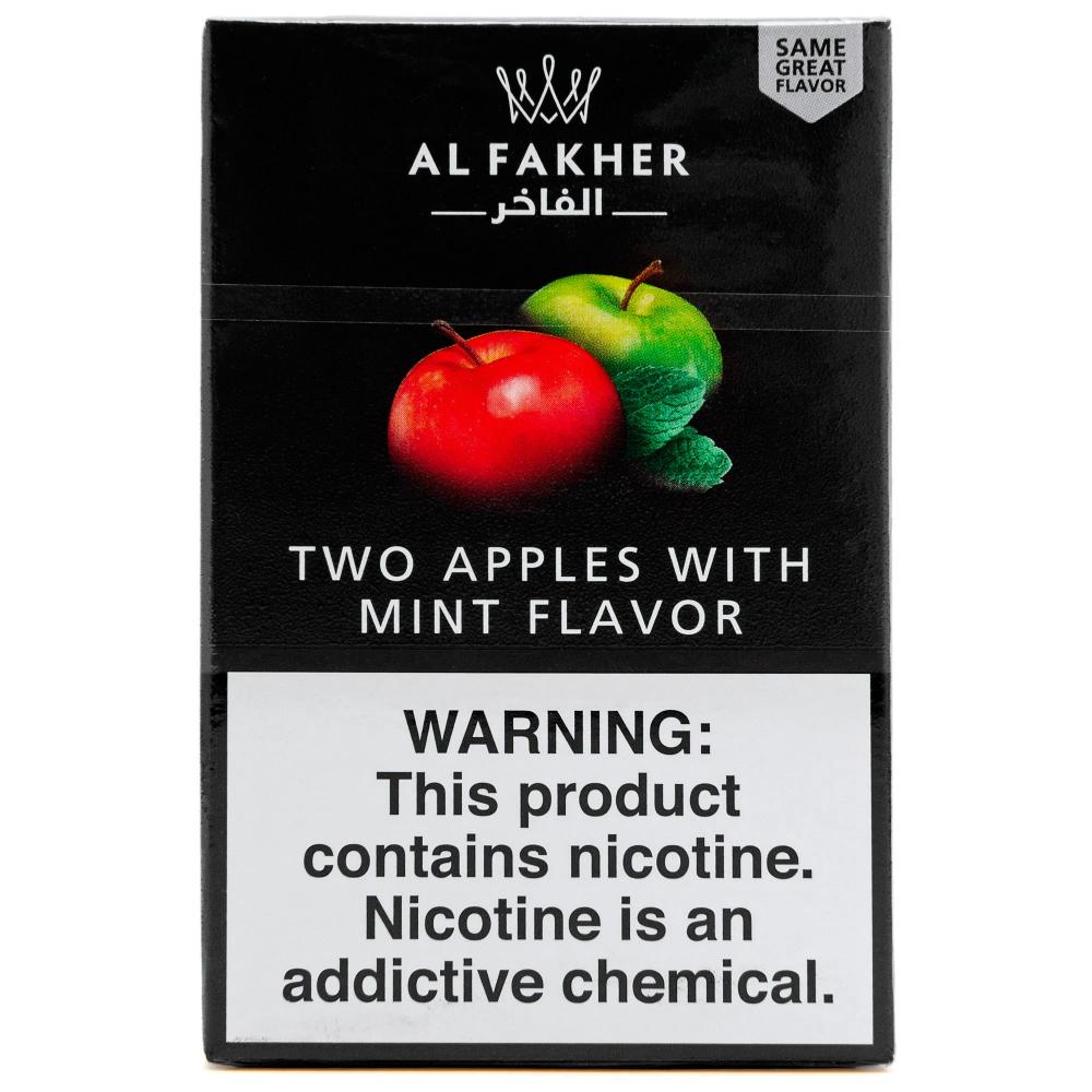 Two Apples With Mint Flavor Al Fakher Hookah Shisha 50g