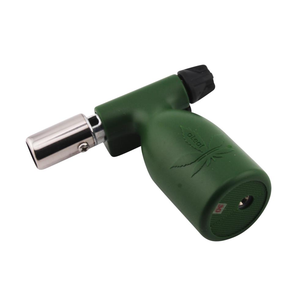 aLeaf 3.5" Blow Torch Lighter Single Turbo Flame-Dark Green