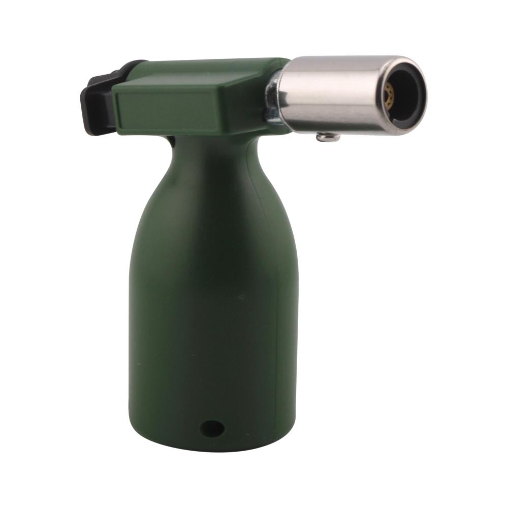aLeaf 3.5" Blow Torch Lighter Single Turbo Flame-Dark Green
