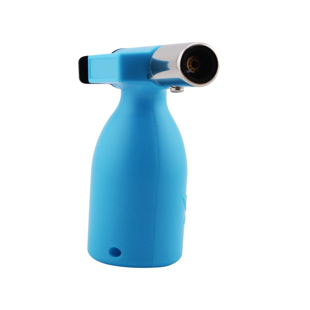 aLeaf 3.5" Blow Torch Lighter Single Turbo Flame-Sky Blue