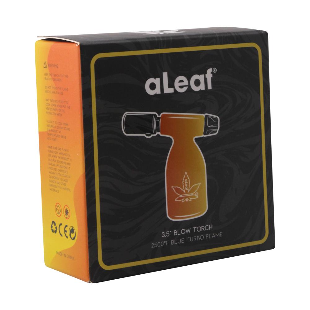 aLeaf 3.5" Blow Torch Lighter Single Turbo Flame-Yellow