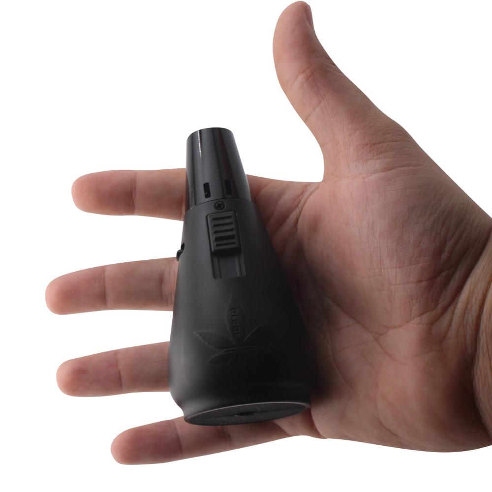 aLeaf 4.75" Jet Blow Torch Lighter Single Turbo Flame-Black