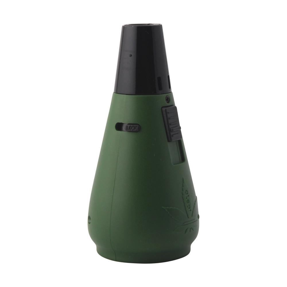 aLeaf 4.75" Jet Blow Torch Lighter Single Turbo Flame-Dark Green