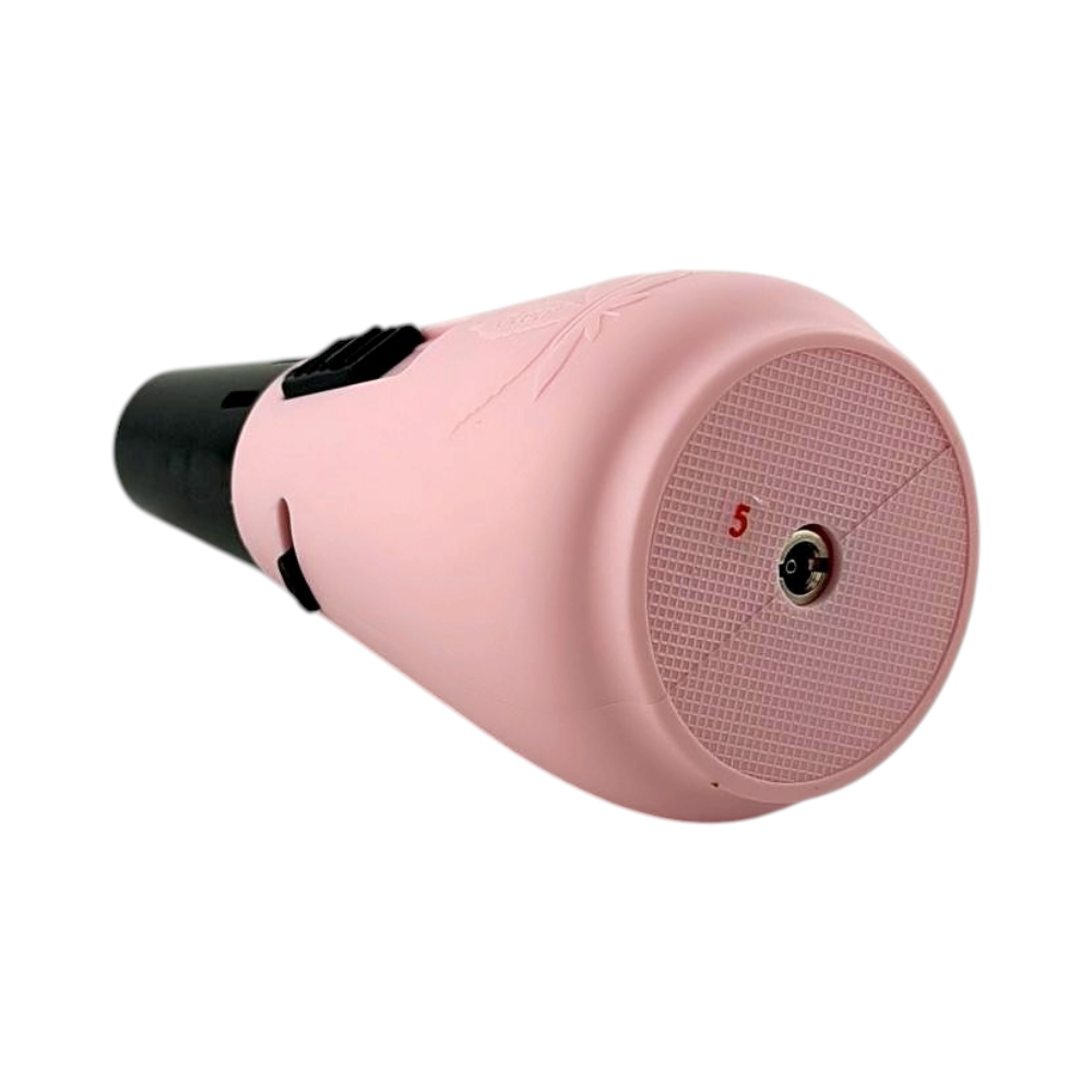 aLeaf 4.75" Jet Blow Torch Lighter Single Turbo Flame-Pink