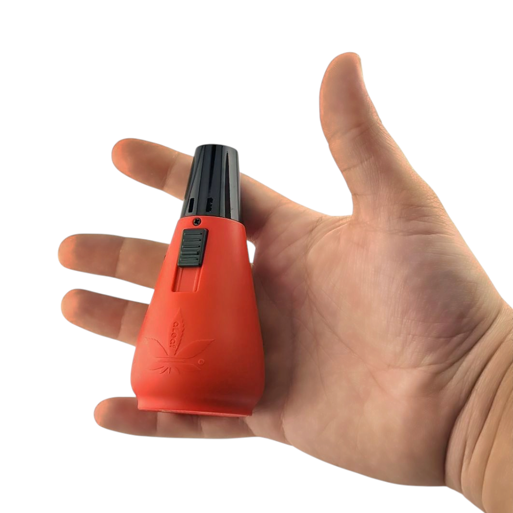 aLeaf 4.75" Jet Blow Torch Lighter Single Turbo Flame-Red