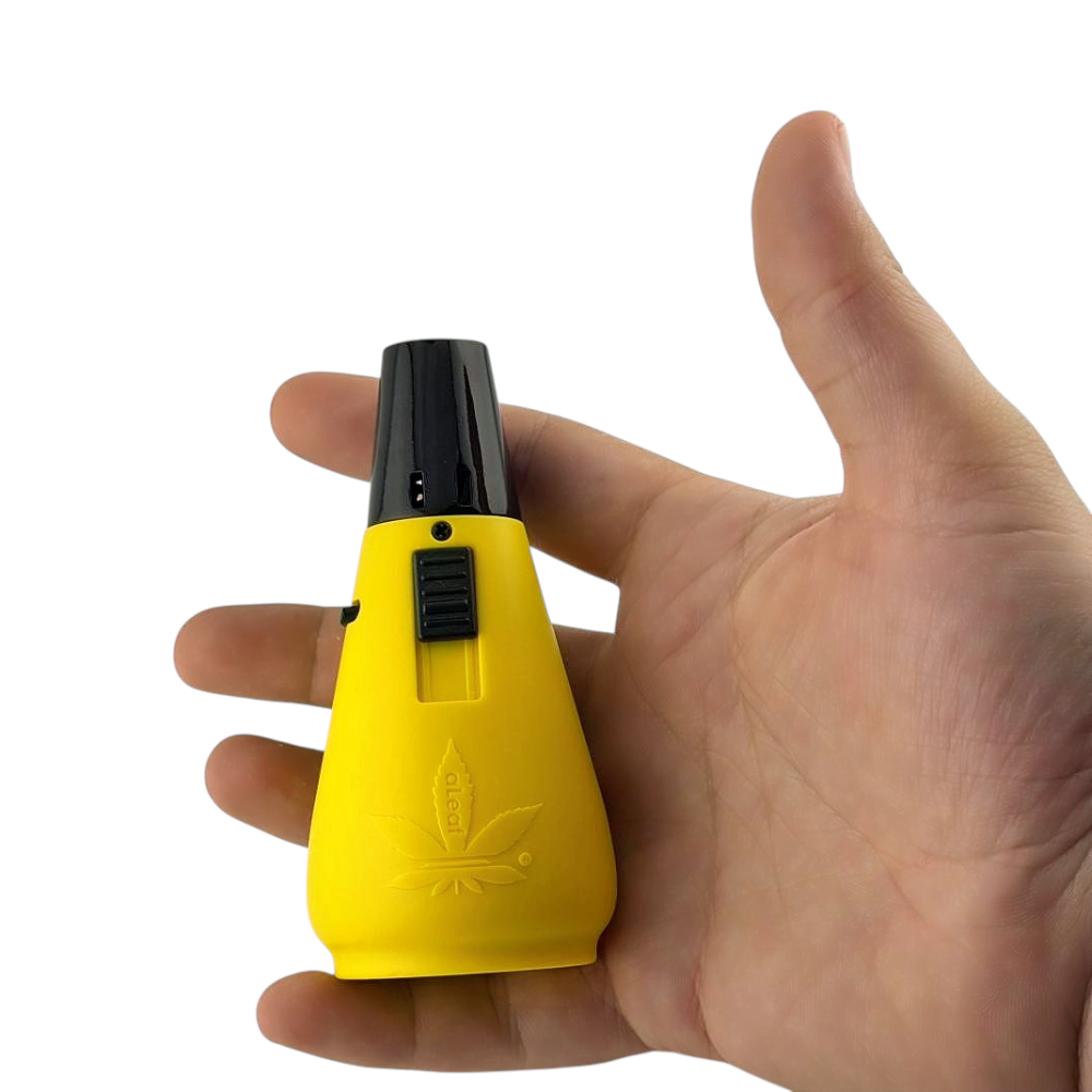 aLeaf 4.75" Jet Blow Torch Lighter Single Turbo Flame-Yellow
