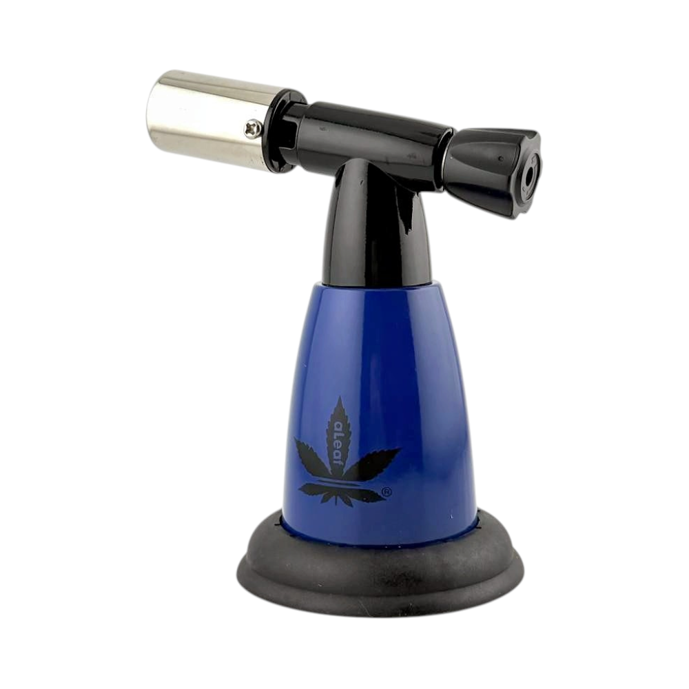 aLeaf 5" Jet Blow Torch Lighter Single Turbo Flame-Dark Blue
