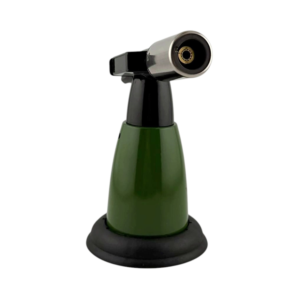 aLeaf 5" Jet Blow Torch Lighter Single Turbo Flame-Dark Green