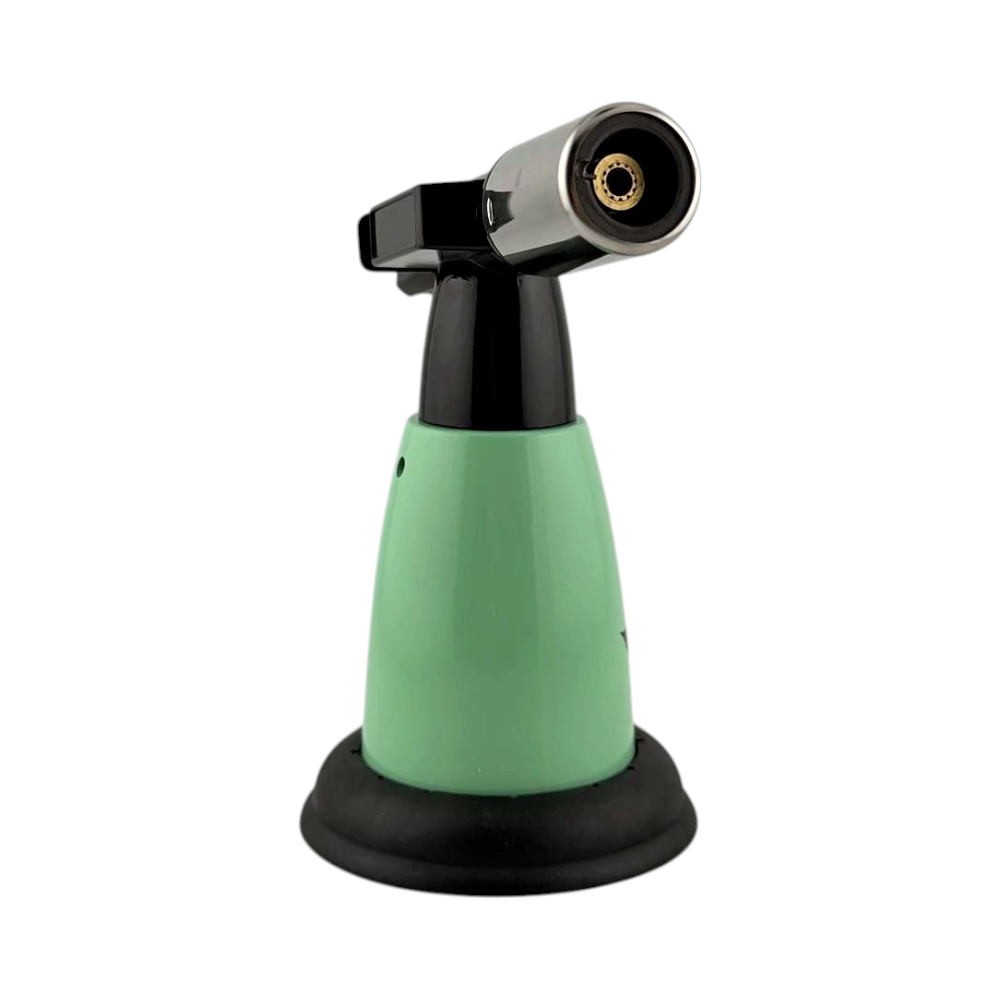 aLeaf 5" Jet Blow Torch Lighter Single Turbo Flame-Light Green