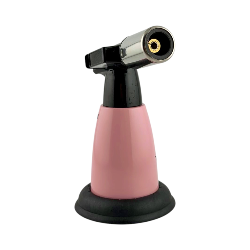 aLeaf 5" Jet Blow Torch Lighter Single Turbo Flame-Pink