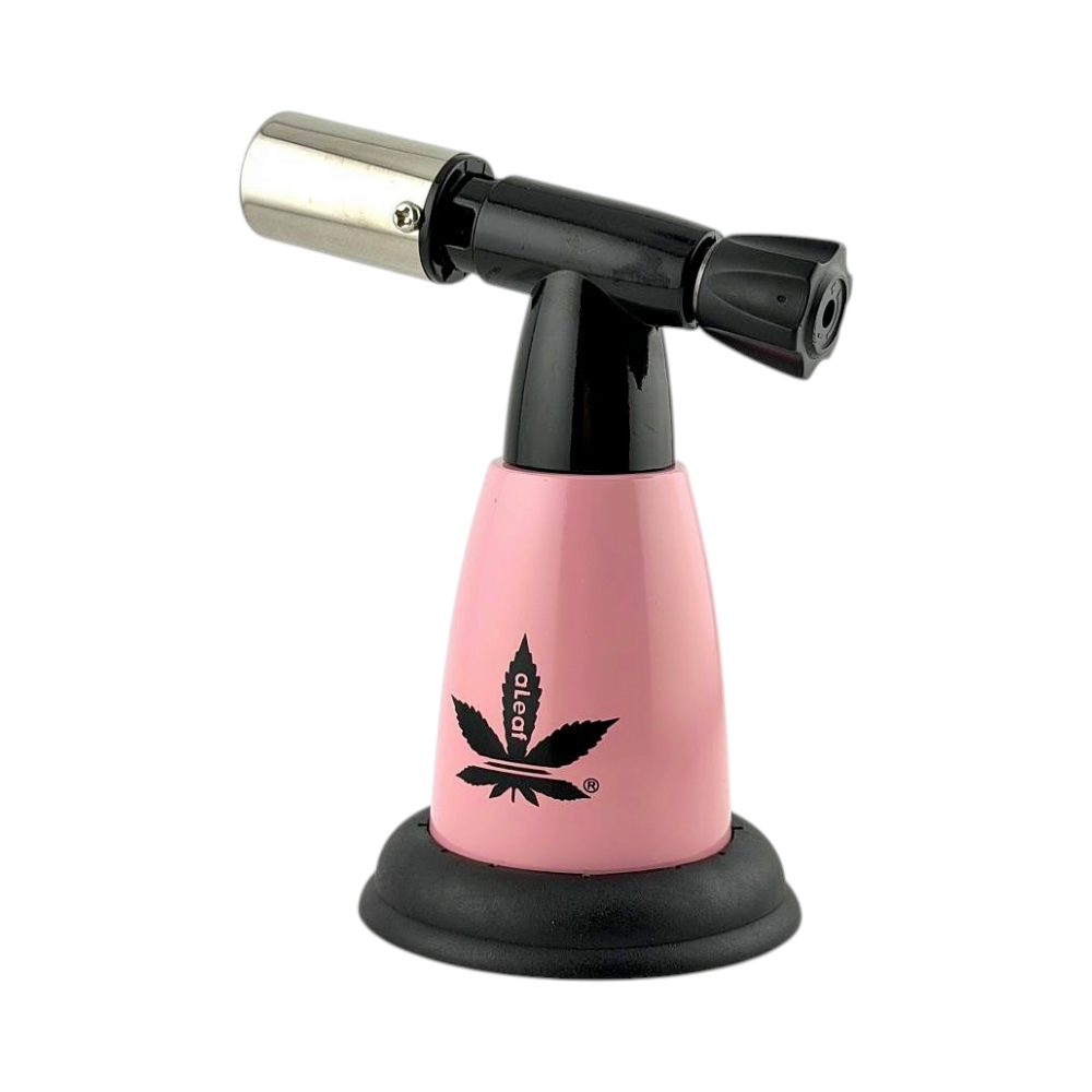 aLeaf 5" Jet Blow Torch Lighter Single Turbo Flame-Pink