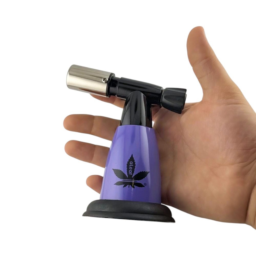 aLeaf 5" Jet Blow Torch Lighter Single Turbo Flame-Purple