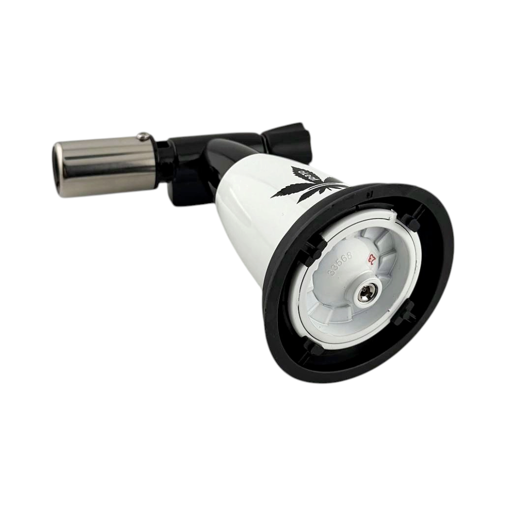 aLeaf 5" Jet Blow Torch Lighter Single Turbo Flame-White