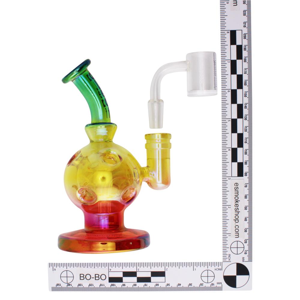 aLeaf Amethyst Orb Glass Water Pipe-Mix