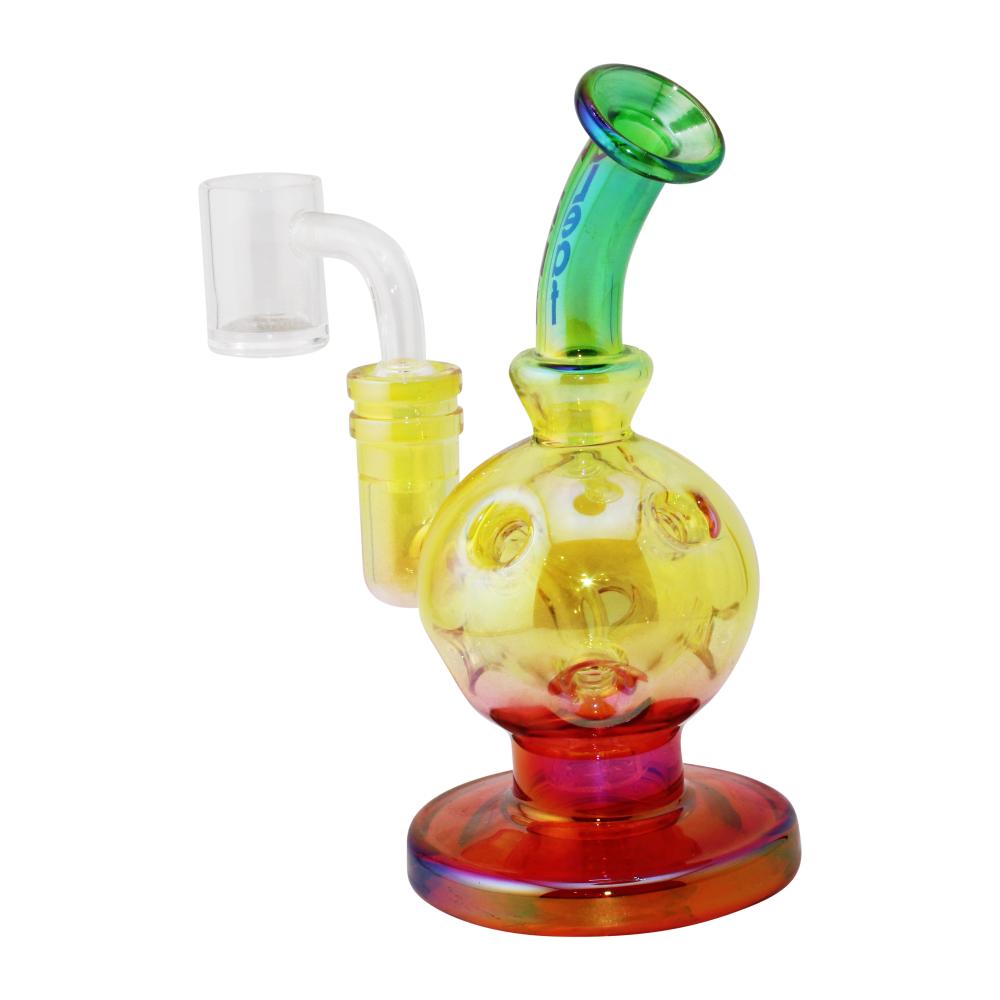aLeaf Amethyst Orb Glass Water Pipe-Mix