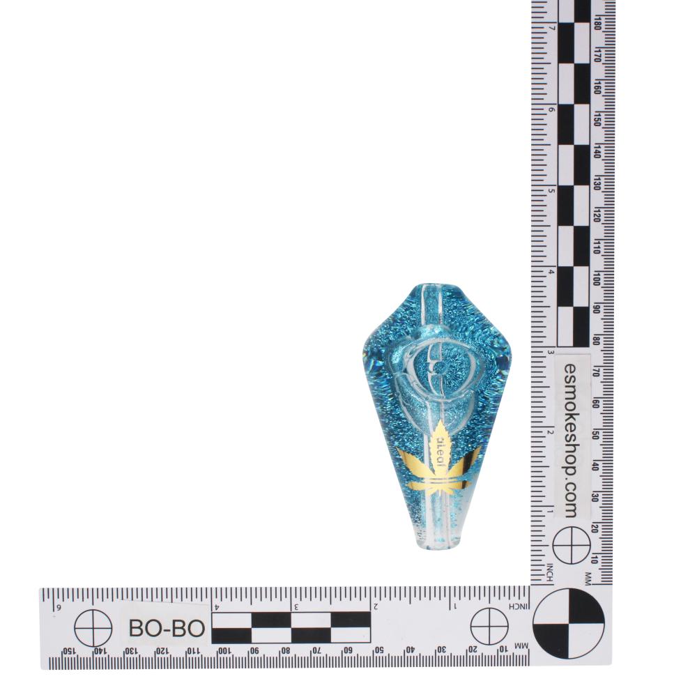 aLeaf Freeze Glass Hand Pipe-Blue