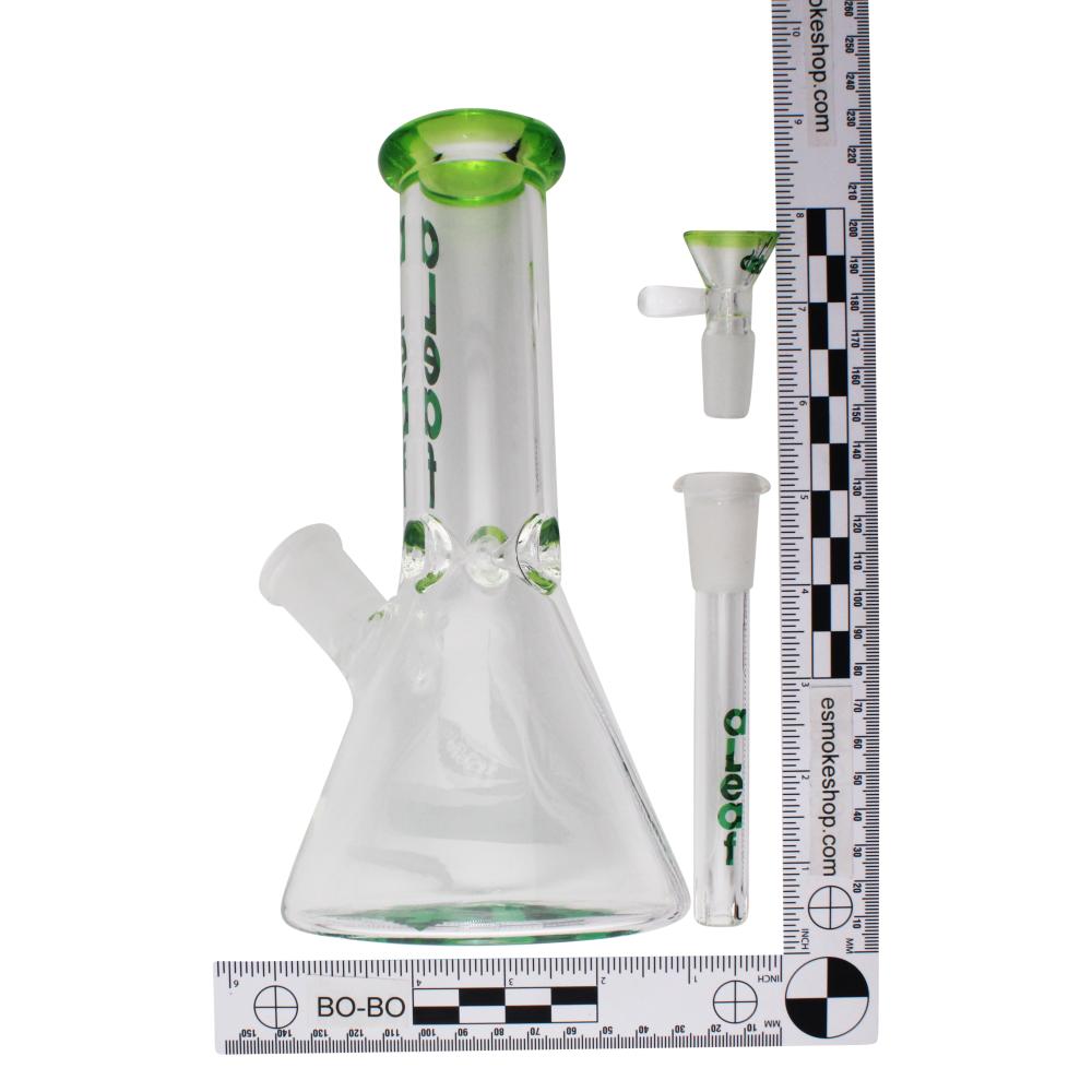 aLeaf Glass Water Pipe-Green
