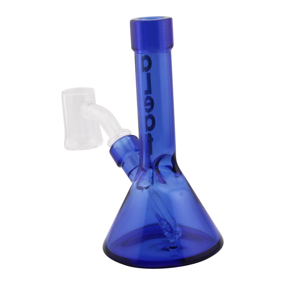 aLeaf Tiny Beaker Water Pipe-Dark Blue
