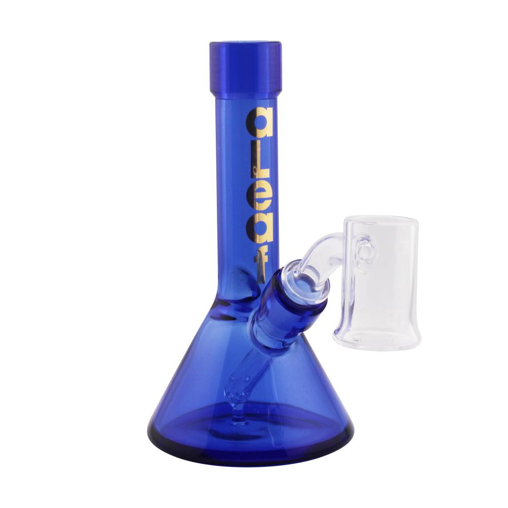 aLeaf Tiny Beaker Water Pipe-Dark Blue