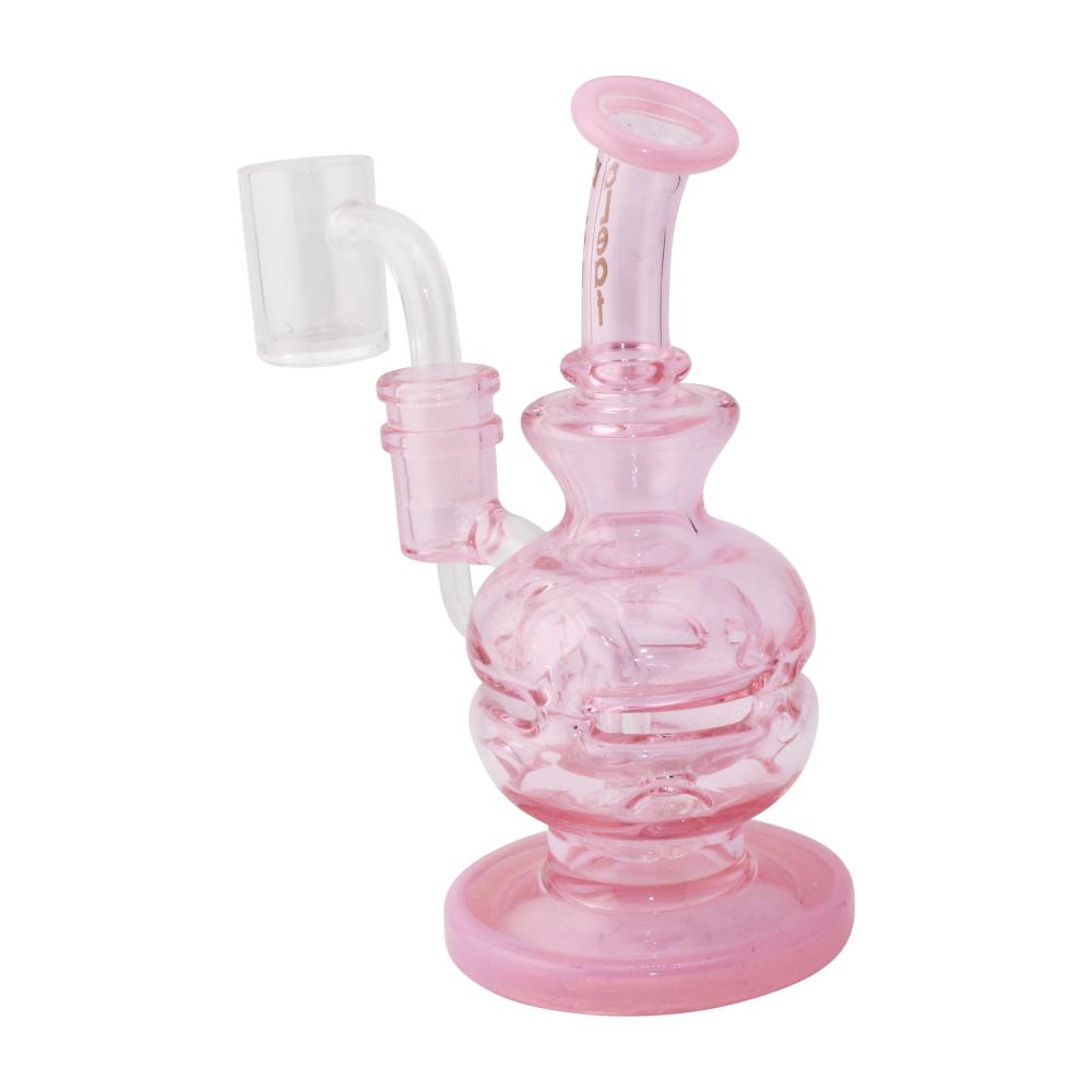 aLeaf Tropical Fade Glass Water Pipe-Pink