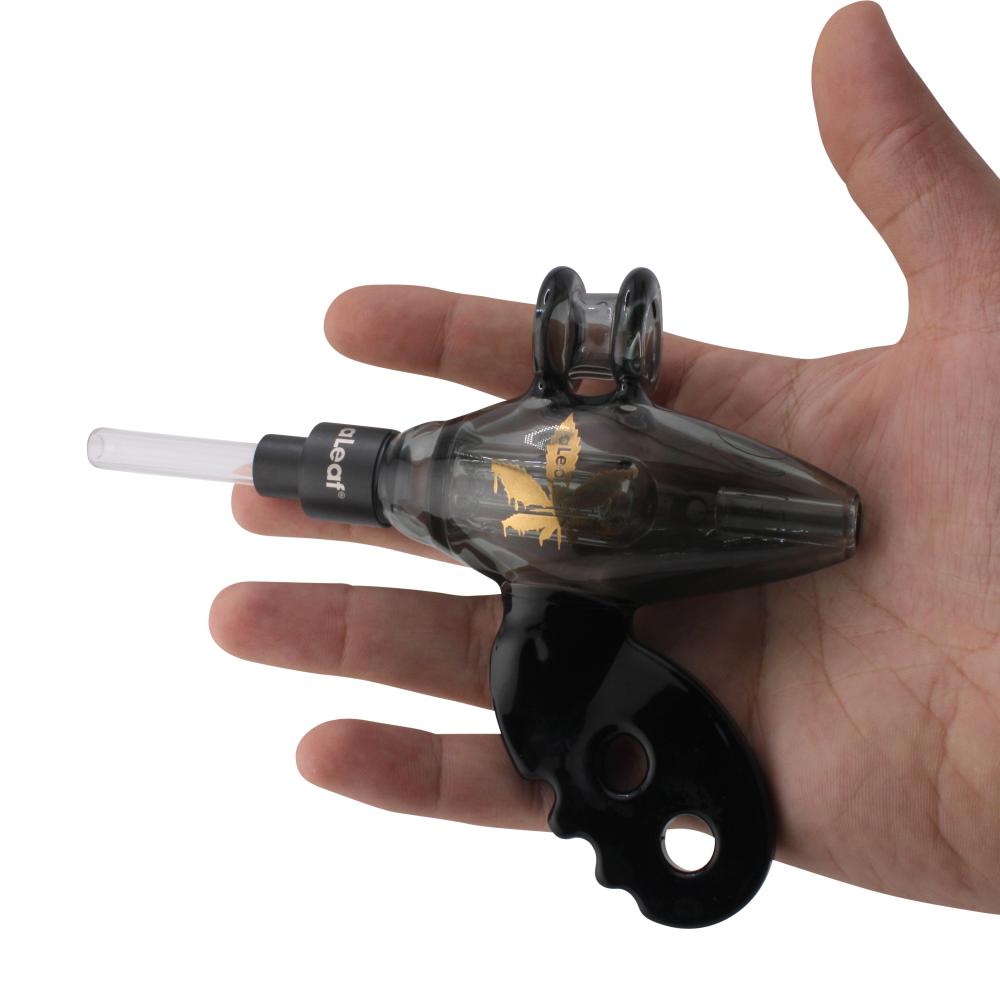 aLeaf x Nectar Collector Noisy Cricket Ray Gun Glass Dab Straw-Black
