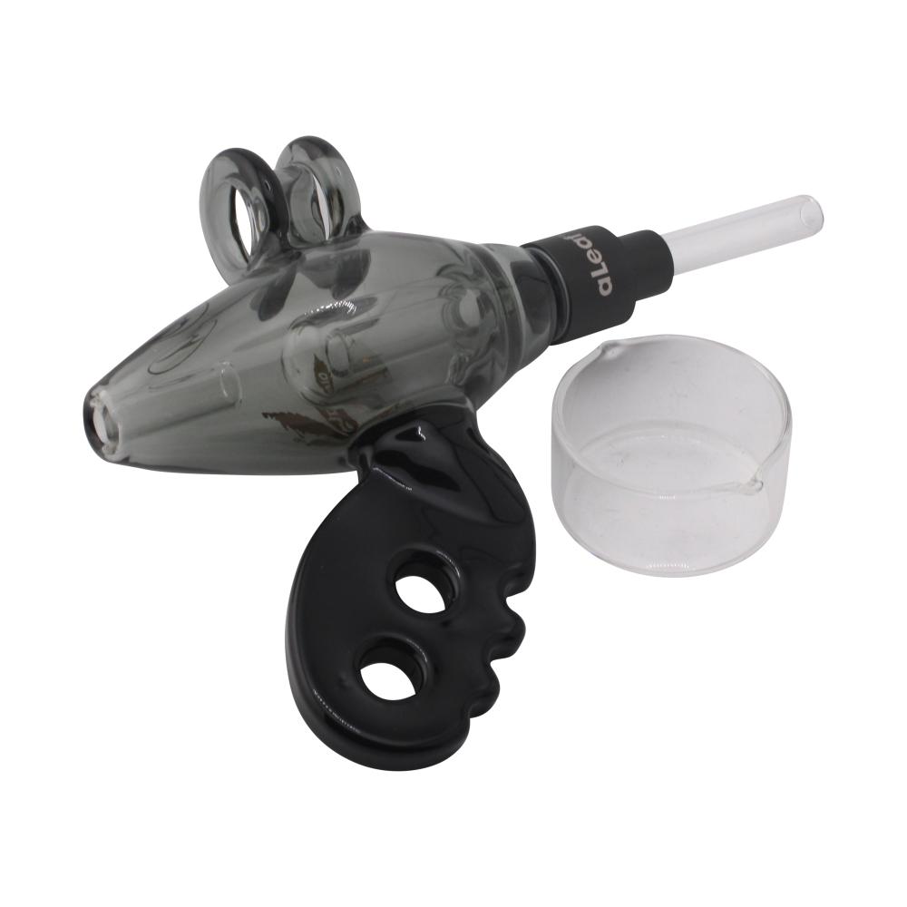 aLeaf x Nectar Collector Noisy Cricket Ray Gun Glass Dab Straw-Black