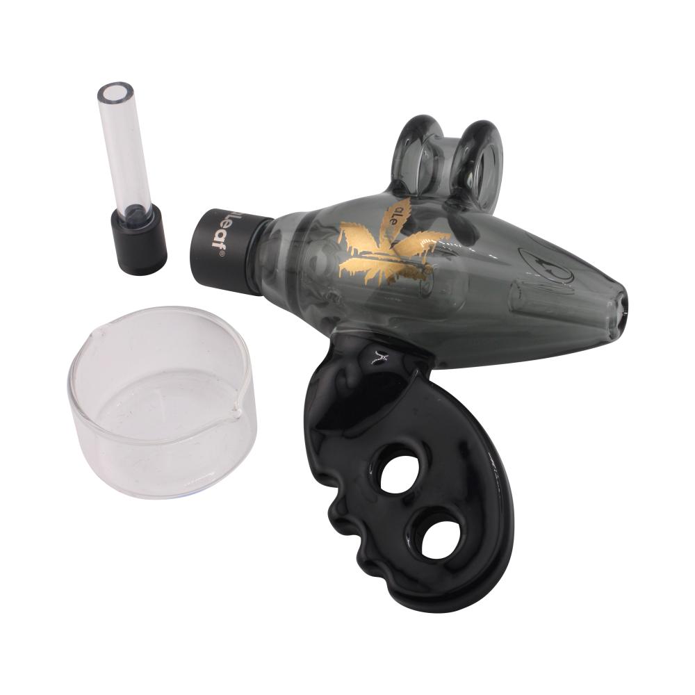 aLeaf x Nectar Collector Noisy Cricket Ray Gun Glass Dab Straw-Black