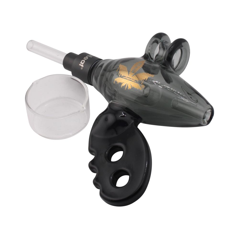 aLeaf x Nectar Collector Noisy Cricket Ray Gun Glass Dab Straw-Black