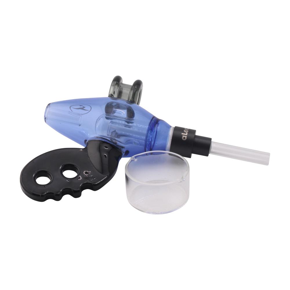 aLeaf x Nectar Collector Noisy Cricket Ray Gun Glass Dab Straw-Blue