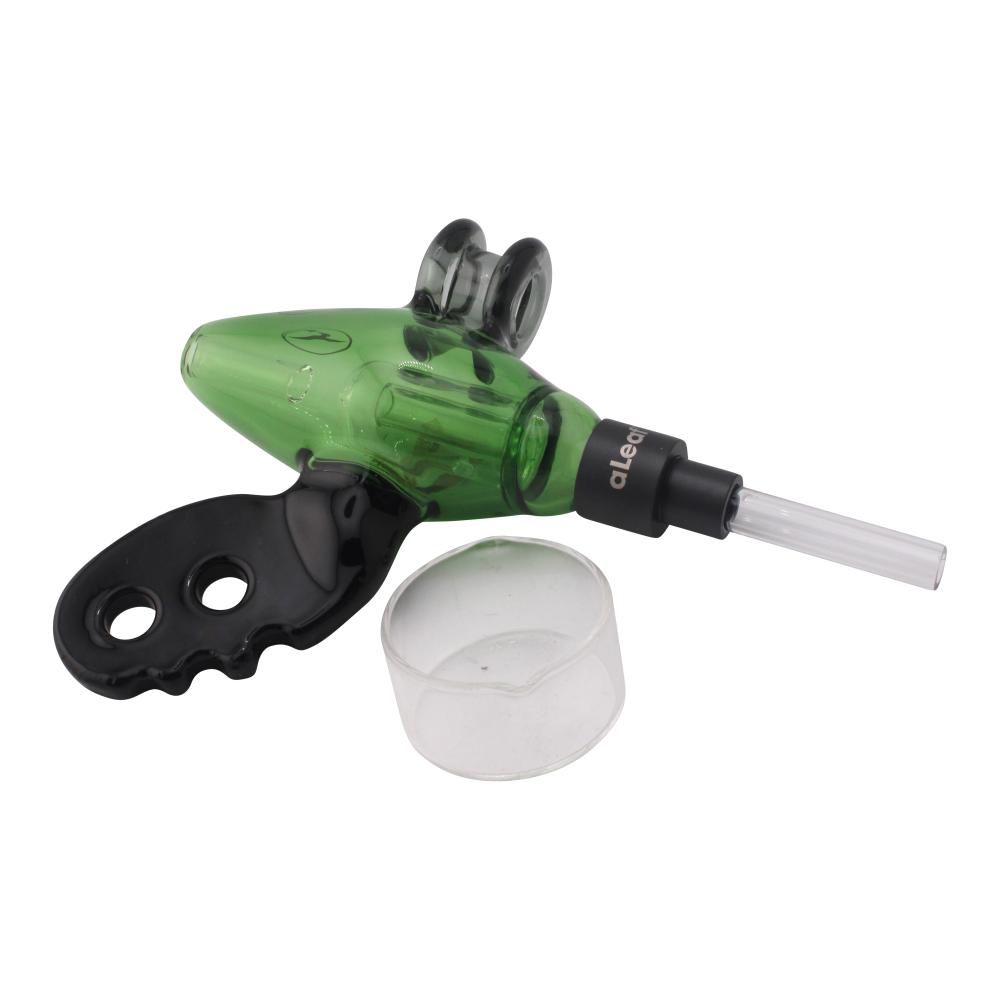 aLeaf x Nectar Collector Noisy Cricket Ray Gun Glass Dab Straw-Green