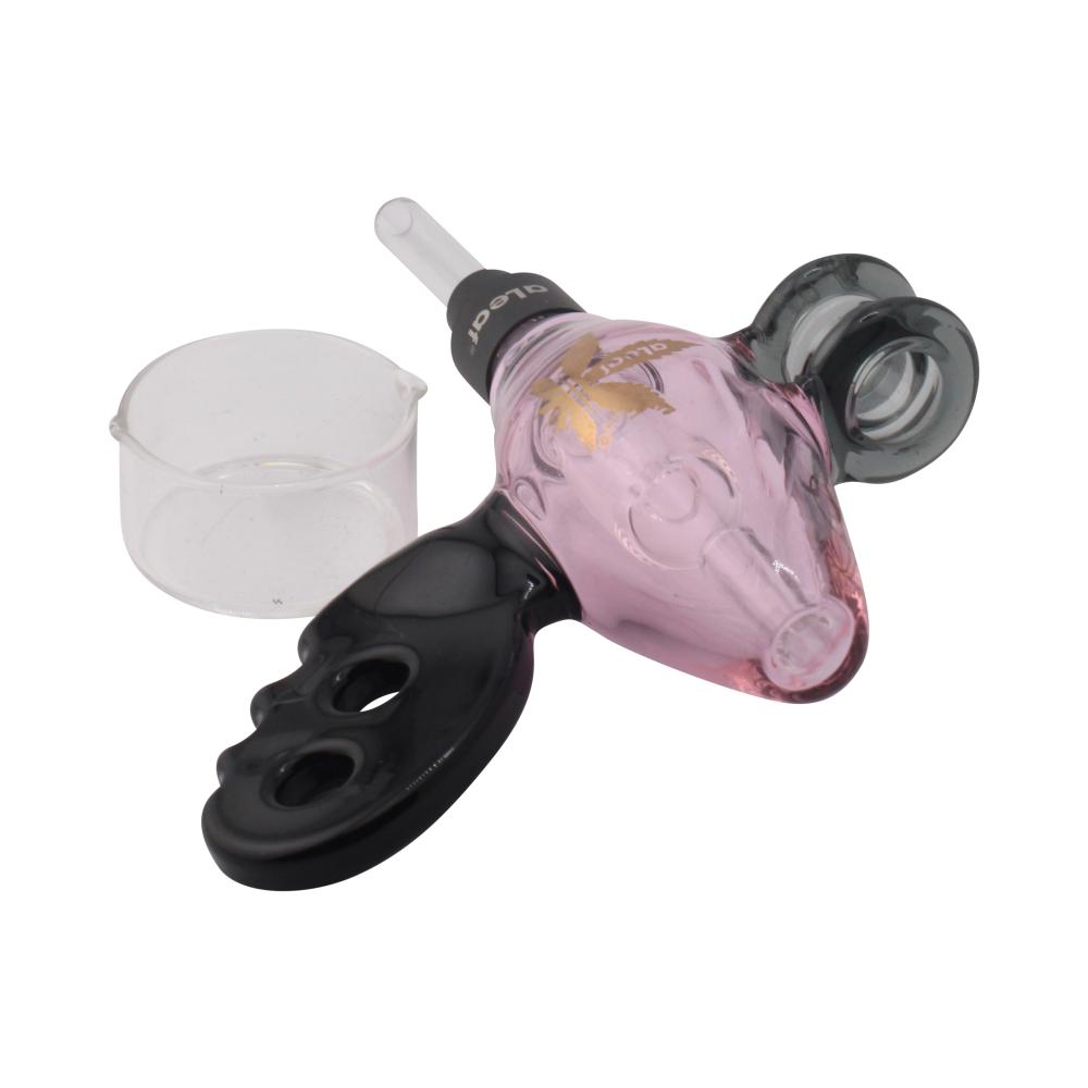 aLeaf x Nectar Collector Noisy Cricket Ray Gun Glass Dab Straw-Pink