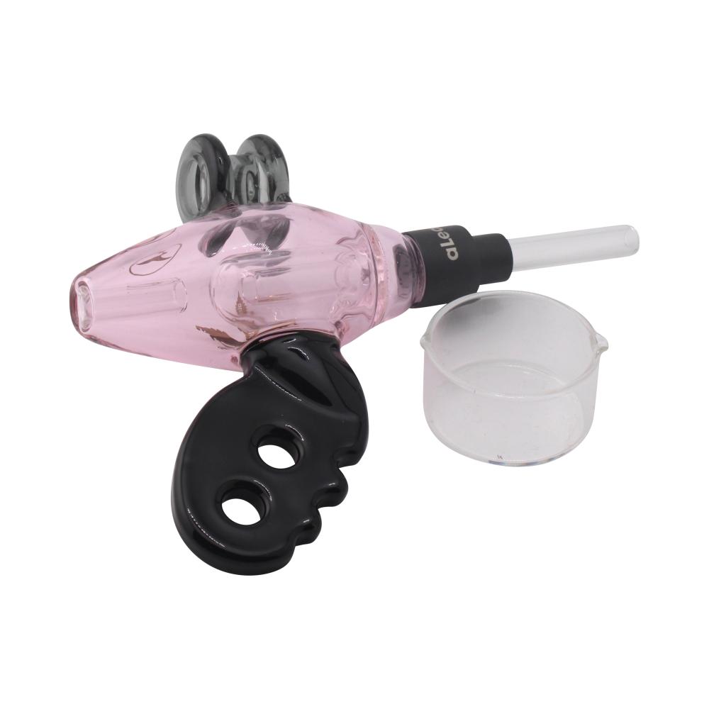 aLeaf x Nectar Collector Noisy Cricket Ray Gun Glass Dab Straw-Pink