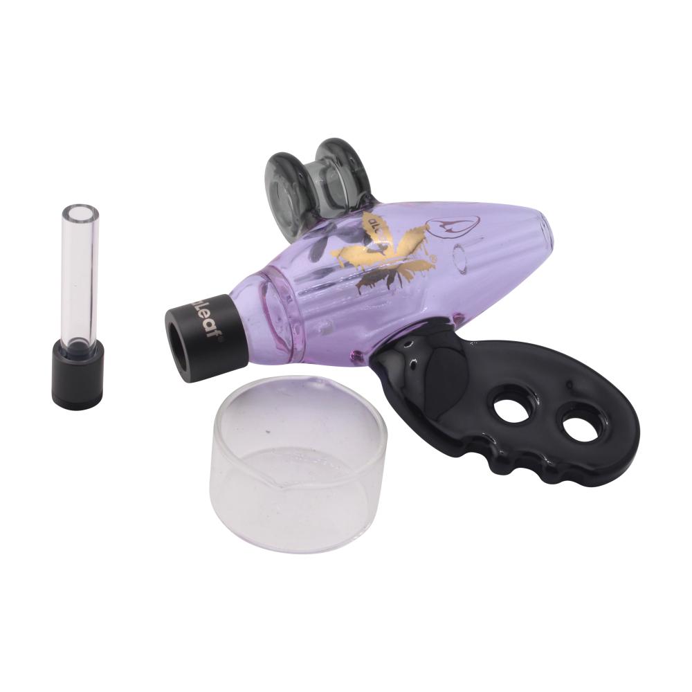 aLeaf x Nectar Collector Noisy Cricket Ray Gun Glass Dab Straw-Purple
