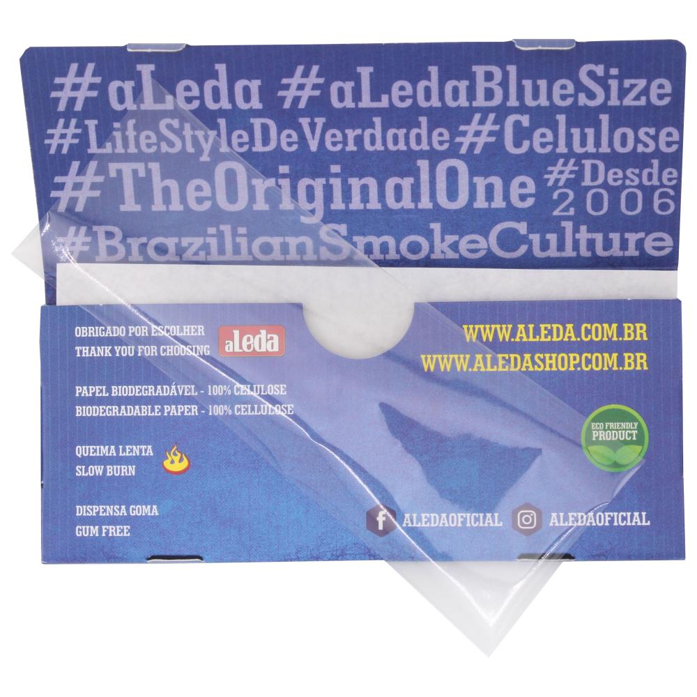 aLeda Clear Rolling Paper Blue Size