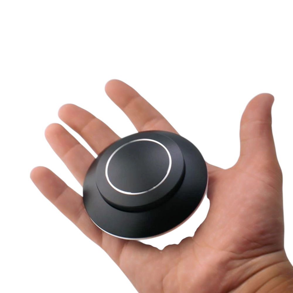 Alien Plate Style Metal Grinder-4 Piece-Black