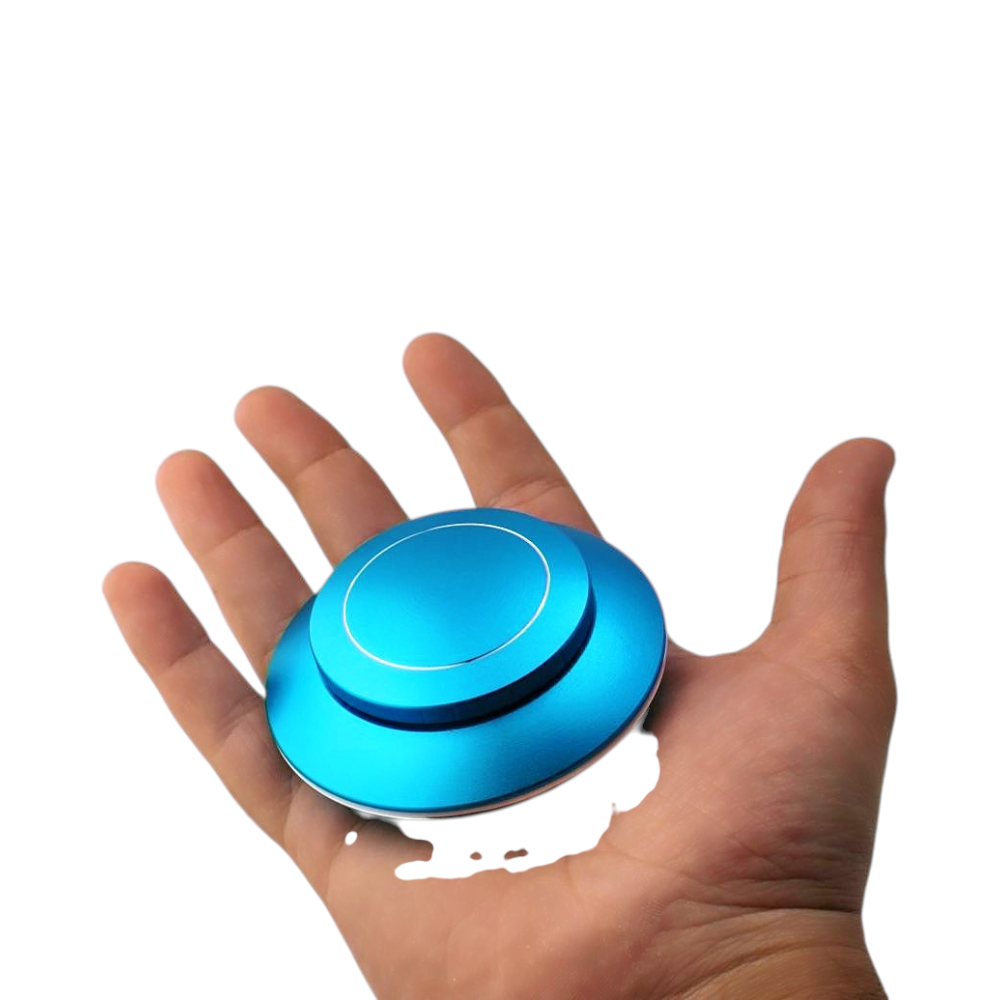 Alien Plate Style Metal Grinder-4 Piece-Blue