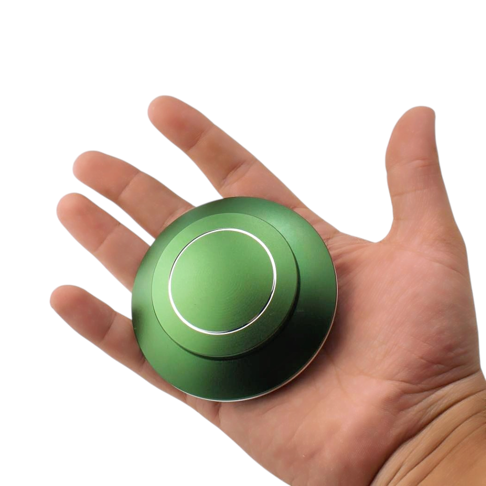 Alien Plate Style Metal Grinder-4 Piece-Green