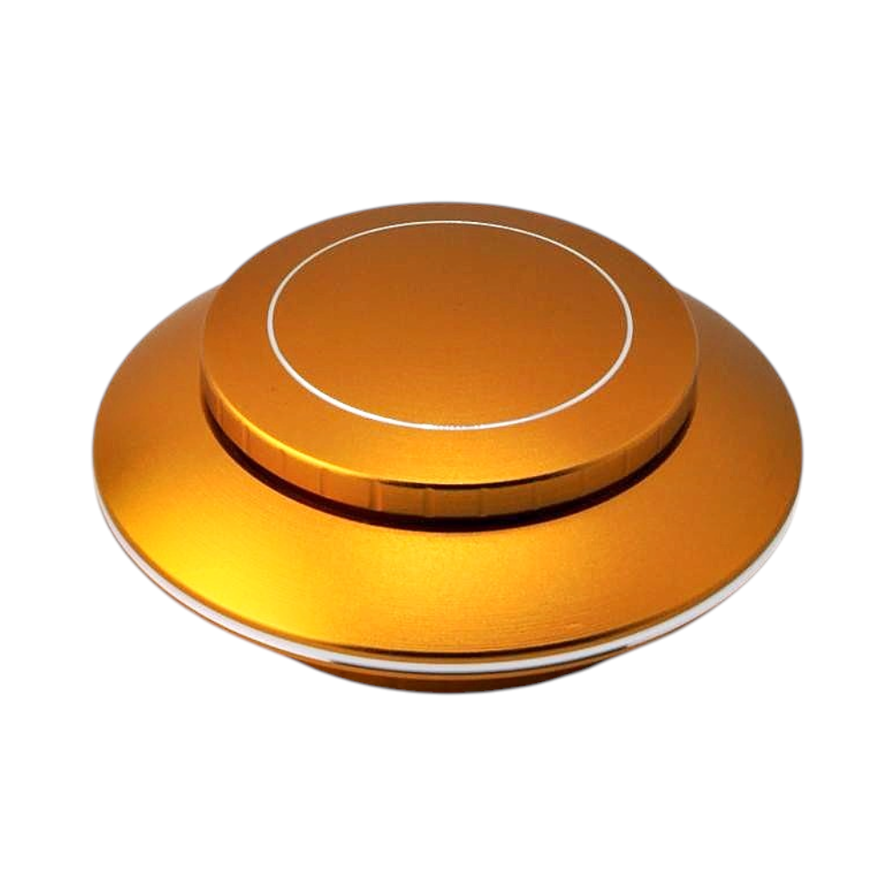 Alien Plate Style Metal Grinder-4 Piece-Orange