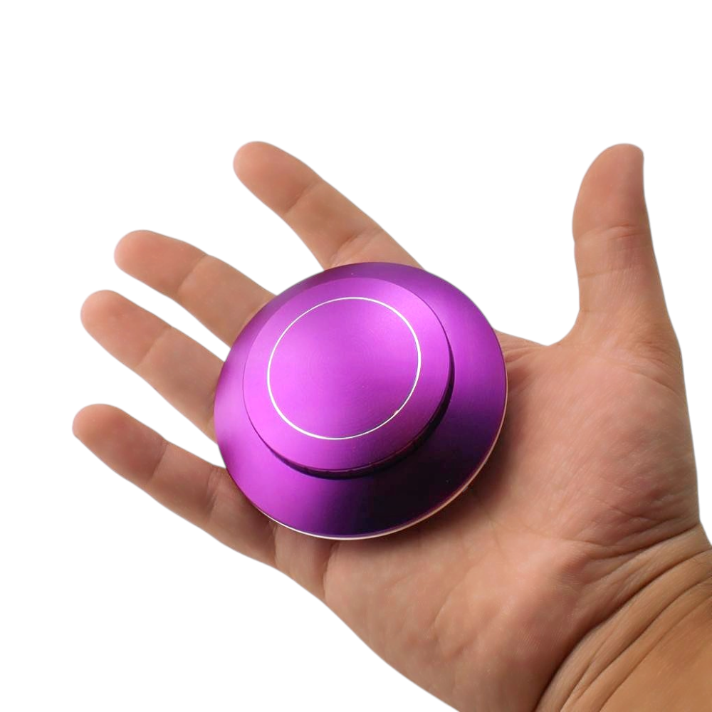 Alien Plate Style Metal Grinder-4 Piece-Purple