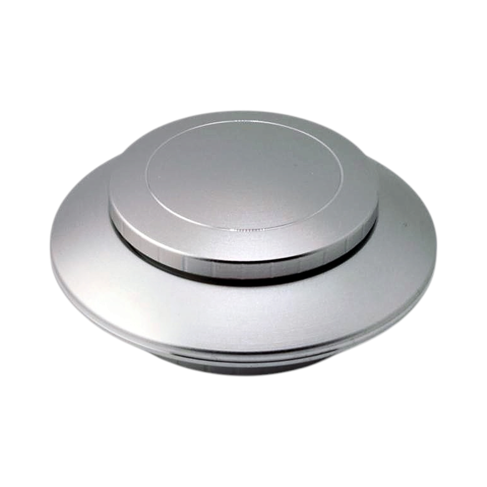 Alien Plate Style Metal Grinder-4 Piece-Silver