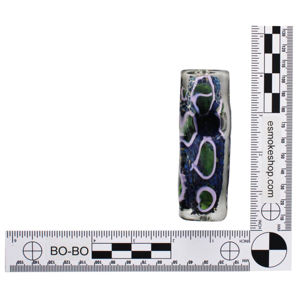 Amethyst Glass Hand Pipe-Blue