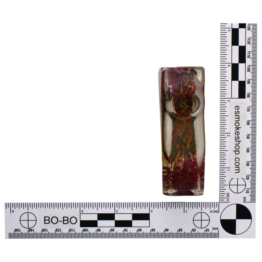 Amethyst Glass Hand Pipe-Purple