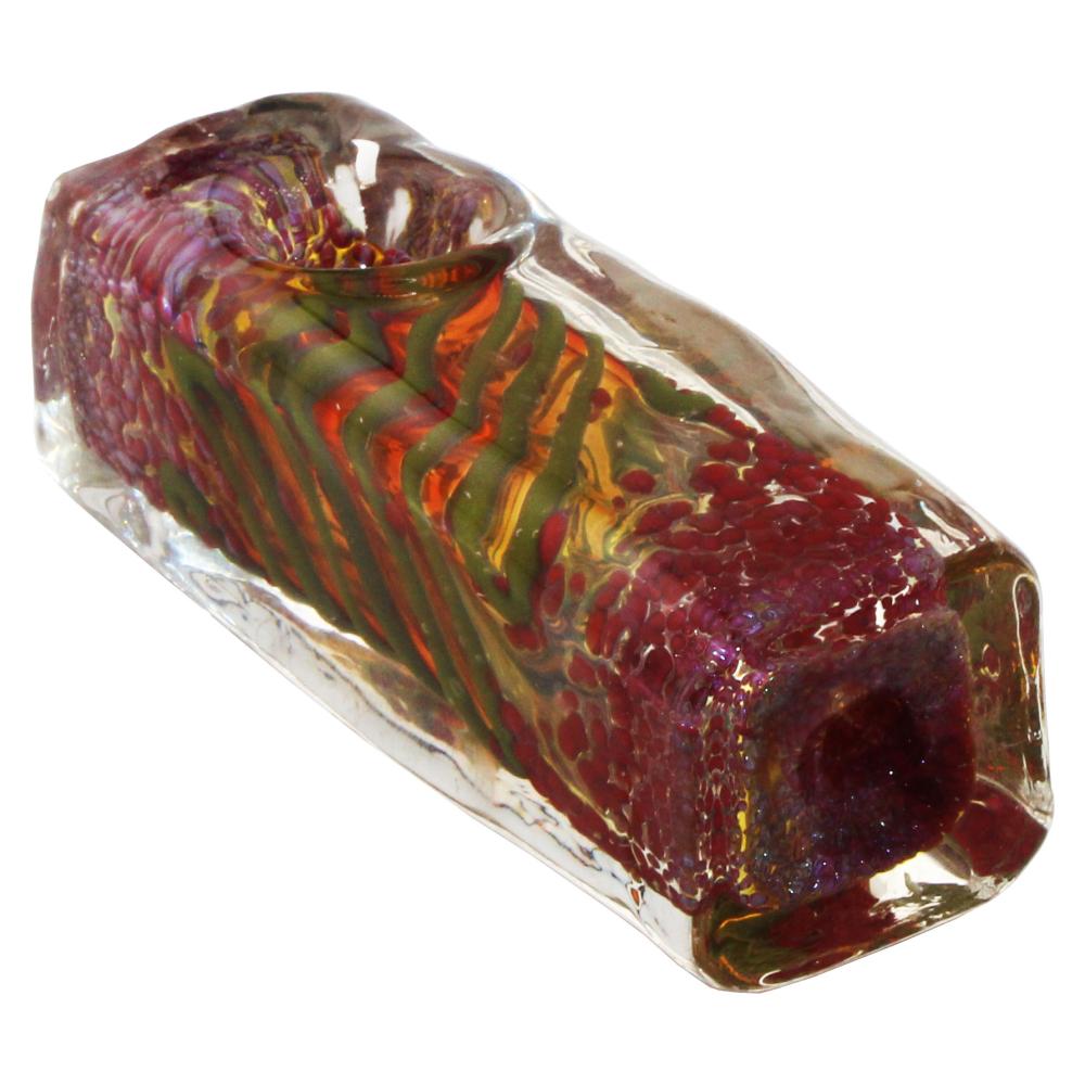 Amethyst Glass Hand Pipe-Purple