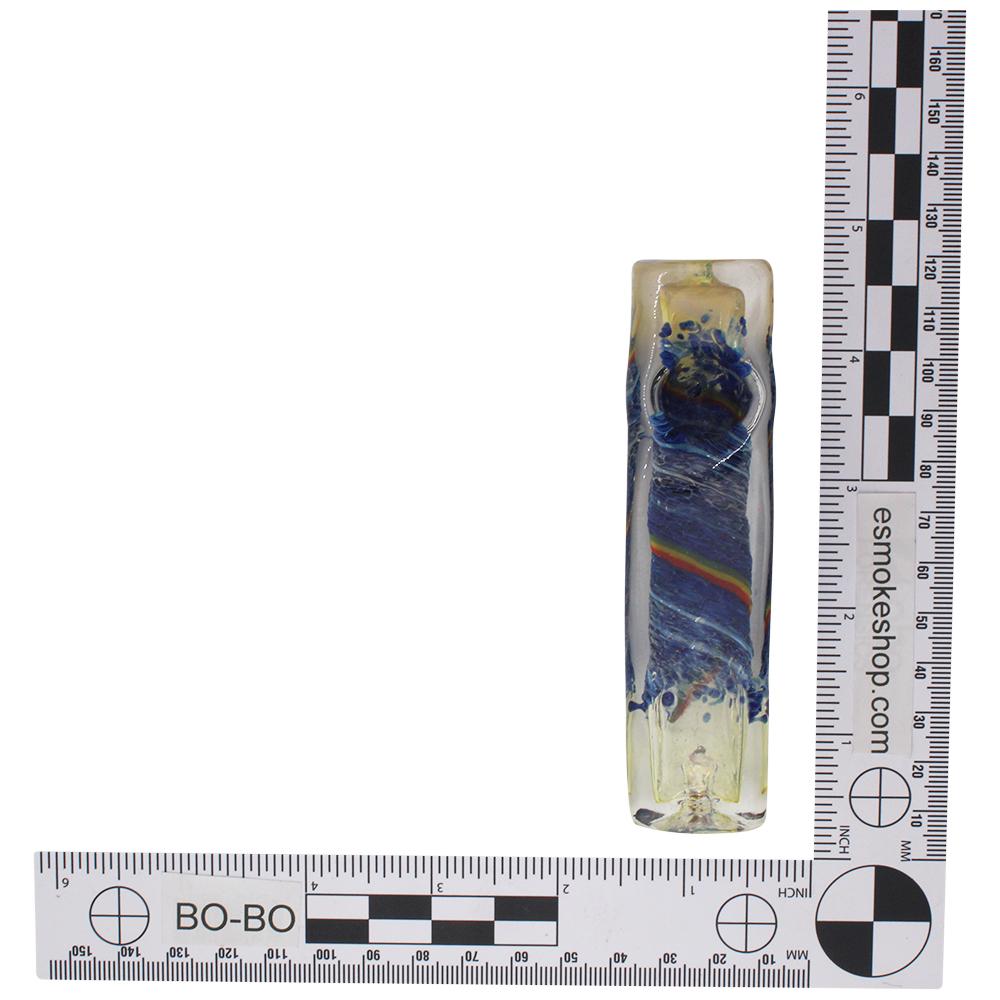 Amethyst Glass Hand Pipe-Royal Blue