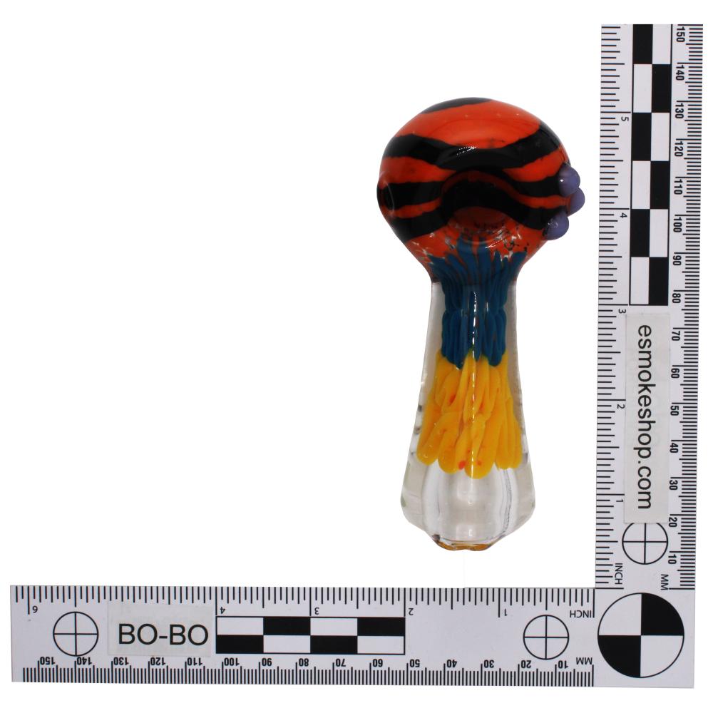 Ametrine Glass Hand Pipe-MIX