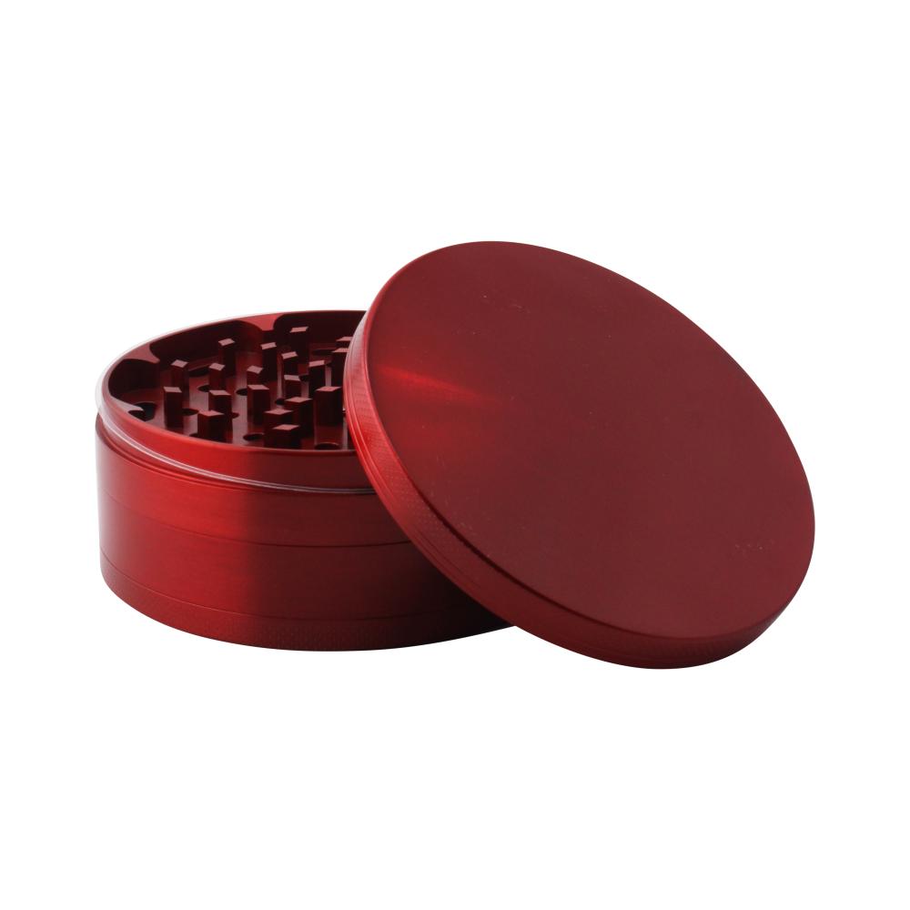 Anodized Grinder-4 Piece-Red