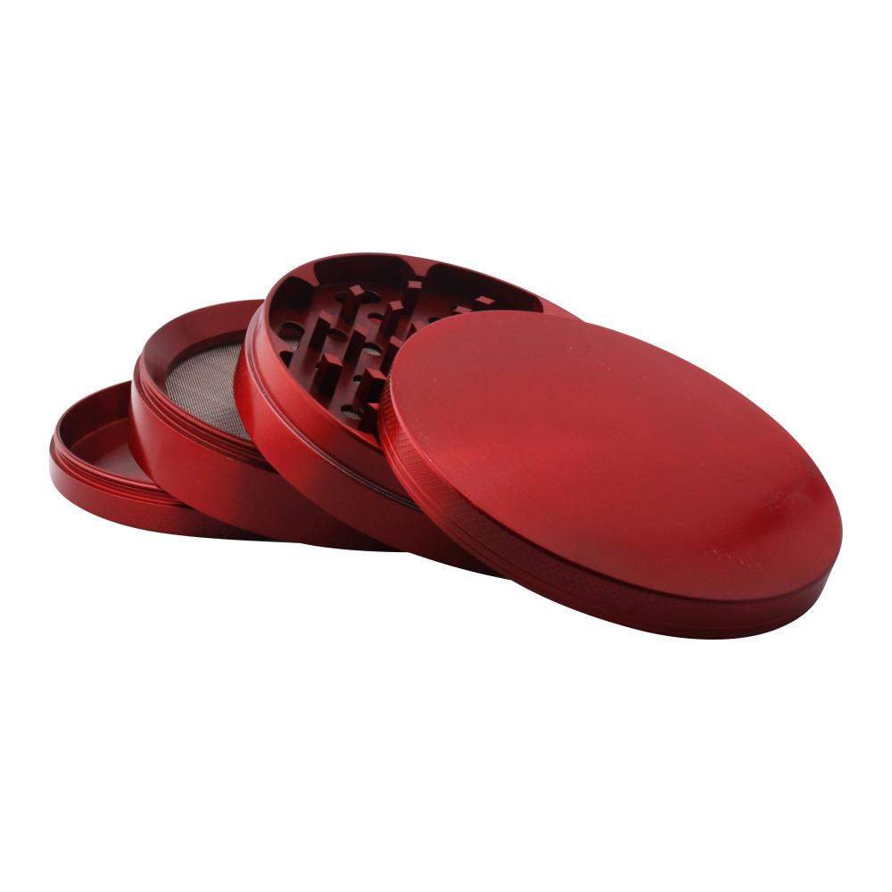 Anodized Grinder-4 Piece-Red