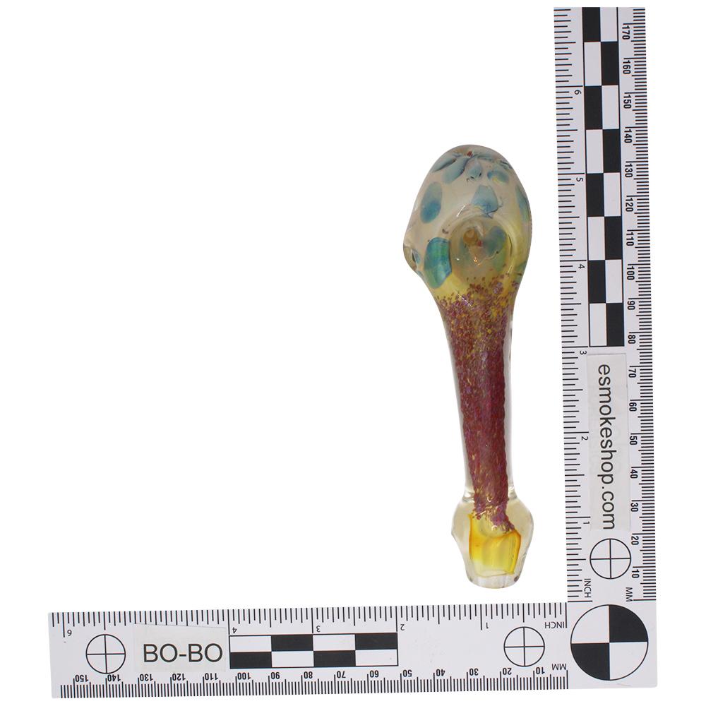 Aura Blaze Glass Hand Pipe-Light Purple