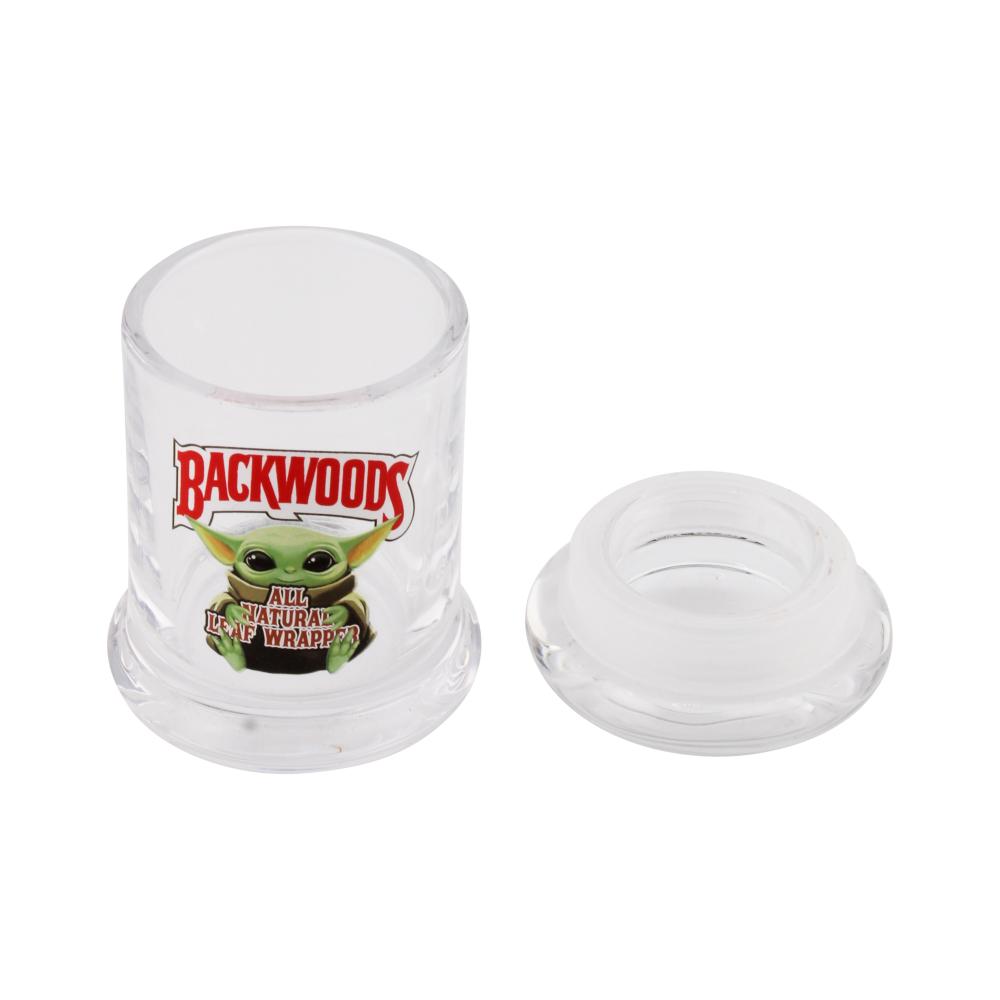 Backwoods Glass Mix Print Smell Proof Jar-Clear
